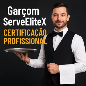 Imagem do curso Garçom ServeEliteX – Certificação Profissional 