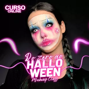 Imagem de capa para o Curso online Do zero à maquiagem de halloween com Carolina Teixeira