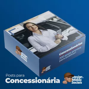 Imagem do curso Concessionária | +200 Conteúdos para Redes Sociais 