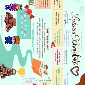 Imagem de capa para o Curso online Jogo de Incentivo Leitura &amp; Chocolate - Quem lê mais, ganha mais - ETAPA 1