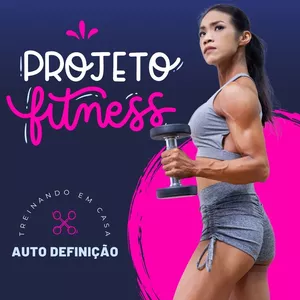 Imagem de capa para o Ebook PROJETO FITNESS - O PLANO DEFINITIVO PARA TRINCAR EM CASA