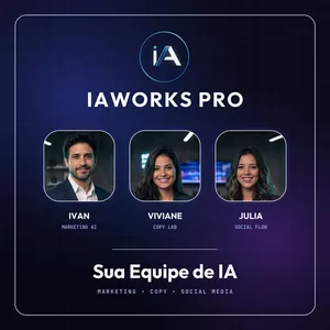 Imagem do curso IAWorks Pro | Sua Equipe de IA para Marketing, Copy e Social Media