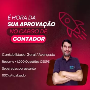 Imagem de capa para o Curso online Contabilidade Geral/Avançada p/ Contador - Banca Cespe