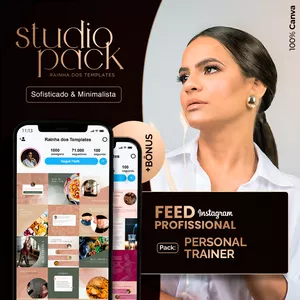 Imagem de Studio Pack Personal Trainer - Rainha dos Templates criado por Vanessa Almeida na hotmart