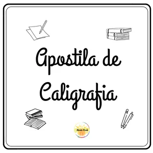 Imagem de capa para o Ebook Apostila de Caligrafia 2