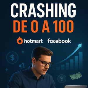 Imagen de portada para Ebook "Crashing para Hotmart: Cómo Generar Ventas Masivas con Anuncios"