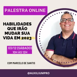 Imagem de capa para o Evento online HABILIDADES QUE IRÃO MUDAR SUA VIDA EM 2023