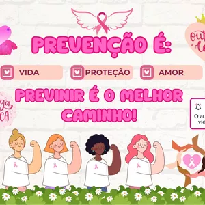 Imagem de capa para o Ebook 💖Painel Outubro Rosa💖