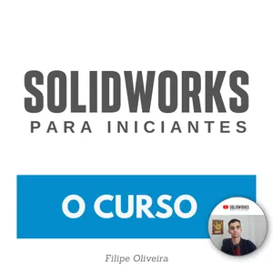 Imagem de capa para o Curso online SOLIDWORKS PARA INICIANTES 