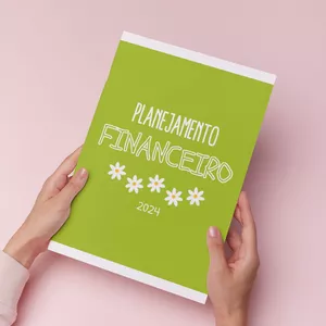 Imagem de capa para o Ebook Planner Financeiro 2024