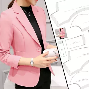 Imagem de capa para o Ebook Molde Blazer Slim Feminino (38 ao 48)