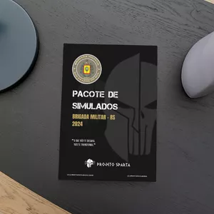 Imagem de capa para o Ebook Pacote de Simulados para Brigada Militar RS 2025