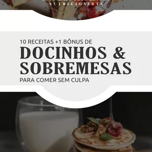 Imagem de capa para o Ebook Ebook - Sobremesas Saudáveis 