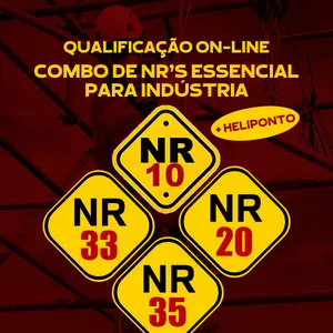 Imagem de capa para o Curso online Combo NR-10, NR-20, NR-33, NR-35 e Heliponto