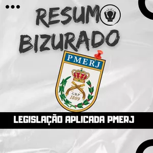 Imagem de capa para o Curso online Resumo Bizurado - Legislação Aplicada à PMERJ