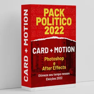 Imagem de capa para o Curso online Pack Politico 2022 / CARD + STORIES ANIMADOS