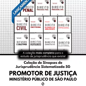 Imagem de capa para o Ebook MPSP | Sinopse de Jurisprudência Sistematizada SG