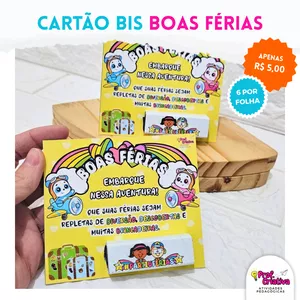 Imagem de capa para o Curso online CARTÕES PARA BIS - BOAS FÉRIAS