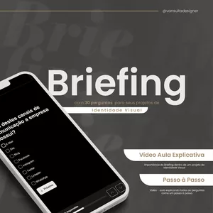 Imagem de capa para o Ebook Briefing de Identidade Visual