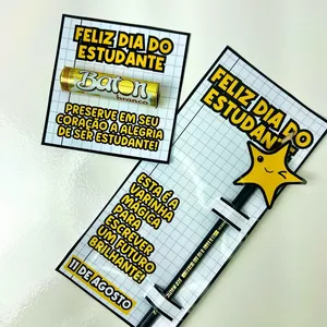 Imagem de capa para o Ebook LEMBRANCINHA DIA DO ESTUDANTE 