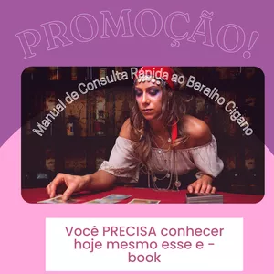 Imagem de capa para o Ebook Baralho Cigano - Guia  para Consulta Rápida
