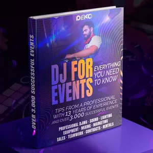 Imagem de capa para o Ebook DJ FOR EVENTS - EVERYTHING  YOU NEED TO KNOW
