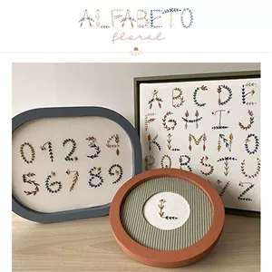 Imagem de capa para o Ebook Alfabeto Floral