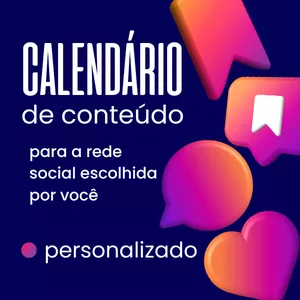 Imagem de capa para o Serviço online Calendário de conteúdo para redes sociais