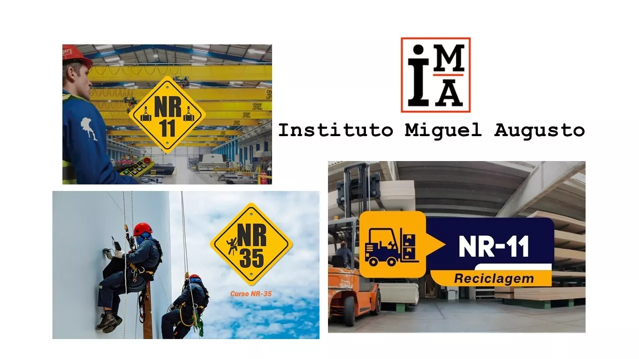 RECICLAGEM - Operador de Empilhadeira NR-11 / Operador de Ponte Rolante NR-11 e Trabalho em Altura NR-35 de BRINDE Introdução ao 5S!