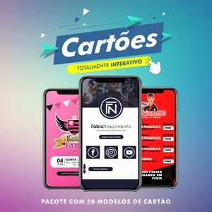 Imagem de capa para o Curso online Pack de 50 Cartões Interativos  