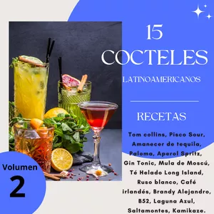 Imagen de portada para Ebook Cócteles 15 Recetas Latinoaméricanas