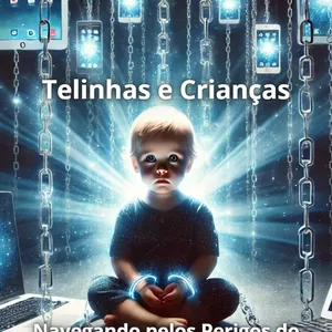 Imagem de capa para o Ebook Telinhas e Crianças: Navegando pelos Perigos do Mundo Digital