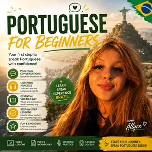 Imagem do curso Brazilian Portuguese: A Pratical Guide for Beginners