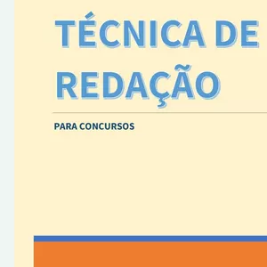 Imagem de capa para o Ebook TÉCNICAS DE REDAÇÃO PARA CONCURSO