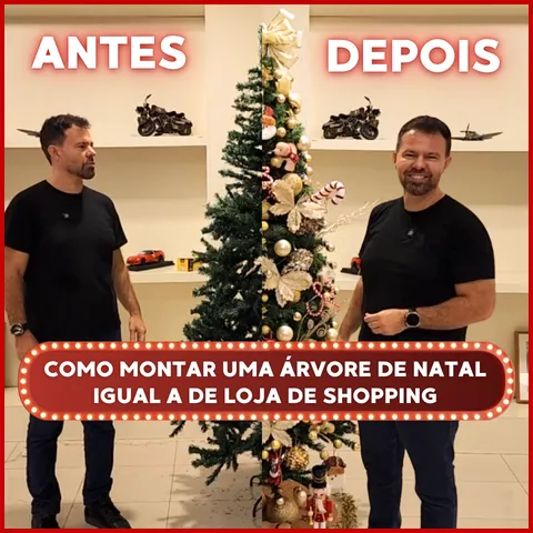 Como Montar Uma Árvore de Natal Igual a Árvore de Natal de Loja de Shopping