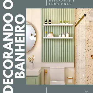 Imagem de capa para o Ebook Decorando o Banheiro