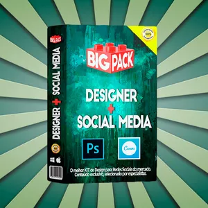 Imagem principal do produto BIG PACK - DESIGNER + SOCIAL MEDIA
