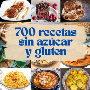 Imagen de portada para Curso online 700 Recetas Sin Azucar y Gluten