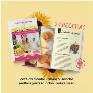 Imagem de capa para o Ebook E-book de Receitas Culinária Consciente