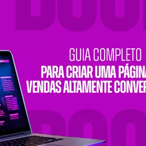 Imagem de capa para o Ebook Guia Completo para cria uma página altamente convertidora