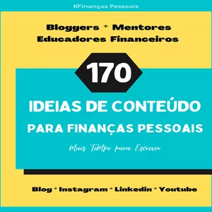 Imagem principal do produto 170 Ideias de Conteúdo sobre Finanças Pessoais