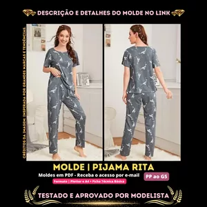 Imagem de capa para o Curso online ✨[Molde em PDF] - Pijama Rita ID 4118264 [PP ao G5]