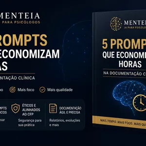 Imagem do curso IA para Psicólogos: 90 Prompts Clínicos Prontos