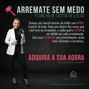 Imagem de capa para o Ebook PLANILHA DE CUSTO COM LEILÃO DE IMÓVEL