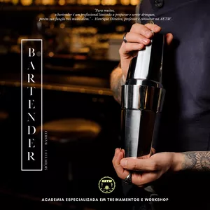 Imagem de capa para o Ebook Os primeiros passos de um Bartender