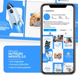 Imagem do curso Pack Canva - Nutrição Infantil 2.0
