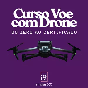 Imagem de Curso Voe com Drone – Do Zero ao Voo Certificado criado por i9 Mídias 360 na hotmart