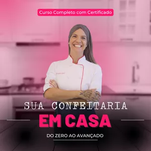 Imagem de capa para o Curso online Sua confeitaria em casa