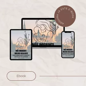 Imagem de capa para o Ebook Mãe imigrante Mulher resiliente