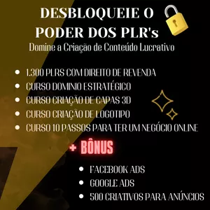 Imagem de capa para o Curso online DESBLOQUEIE O PODER DOS PLRS